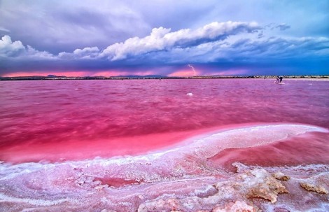 Розовое озеро Ретба в Сенегале (12 фото)