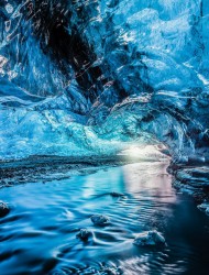 Хрустальная пещера Svínafellsjökull (Исландия)